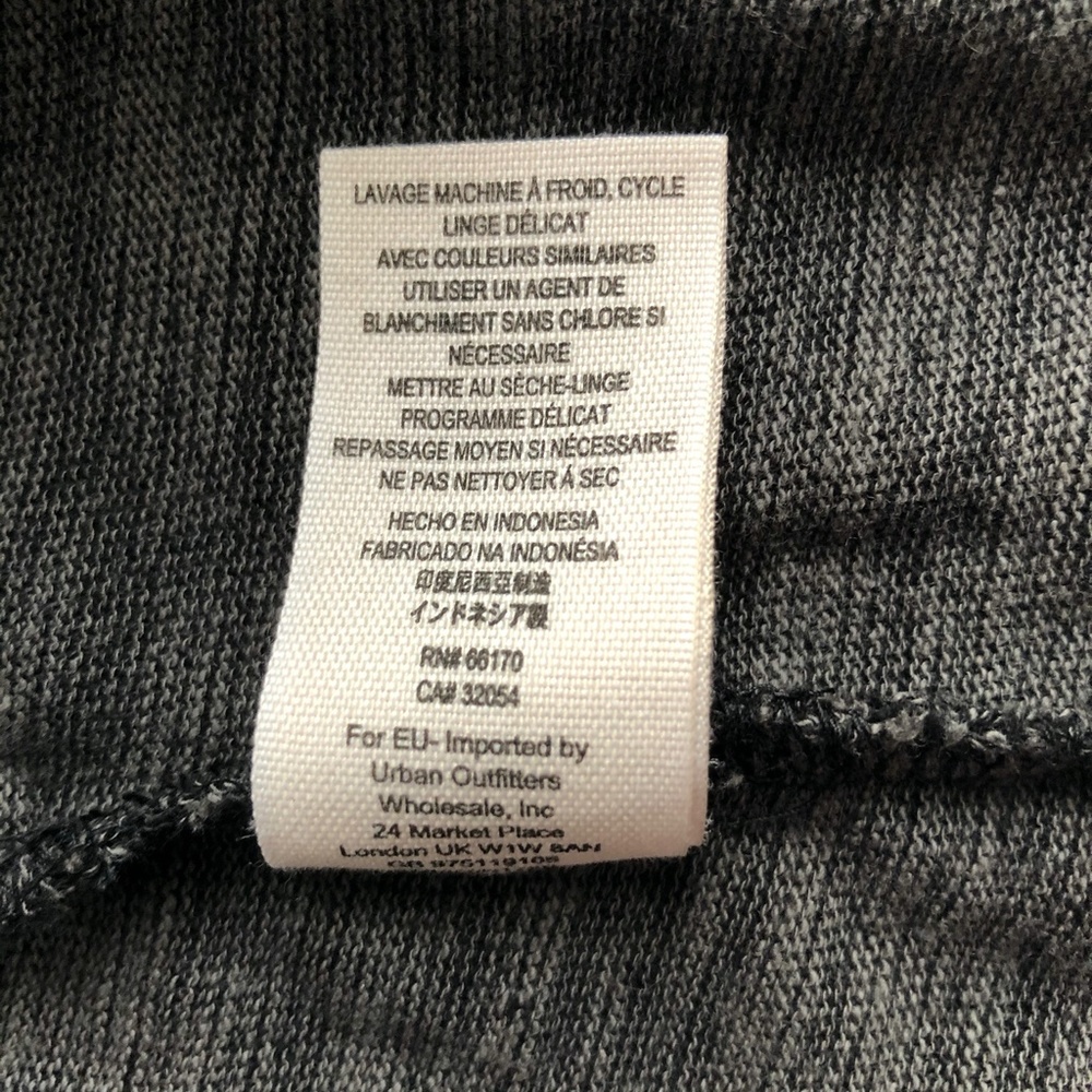 Free People One Body Cold Shoulder Gray Dress - Picture 12 of 12